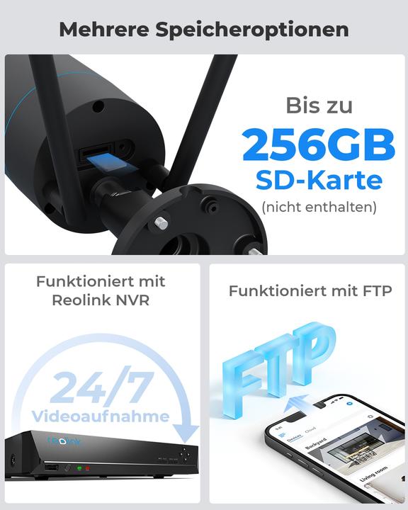 Produktbild Reolink W320-B WiFi-Outdoor (2560 x 1920 Pixels)