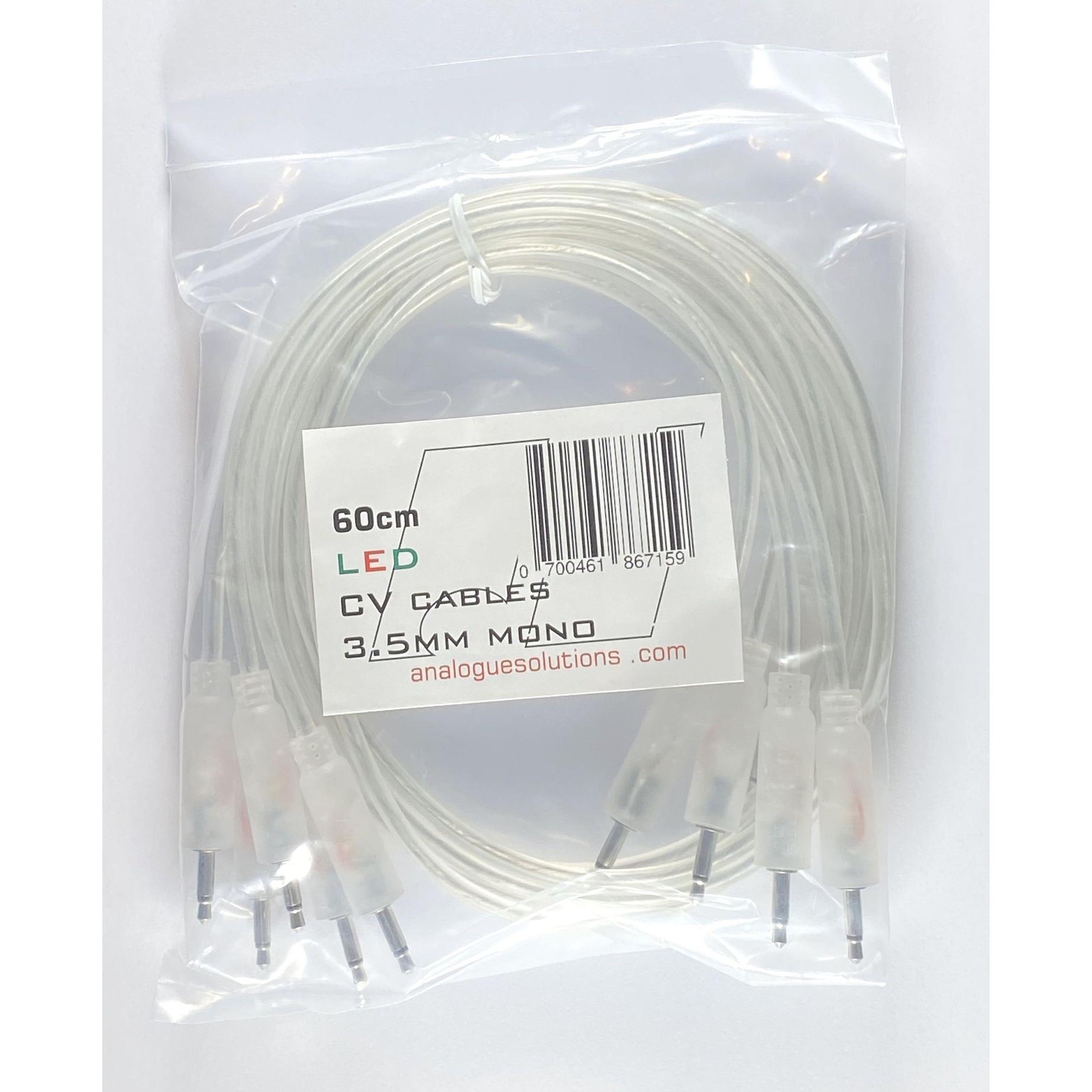 Thumbnail - Analogue Solutions LED CV cable x5 60cm (0.60 m), Audio Kabel