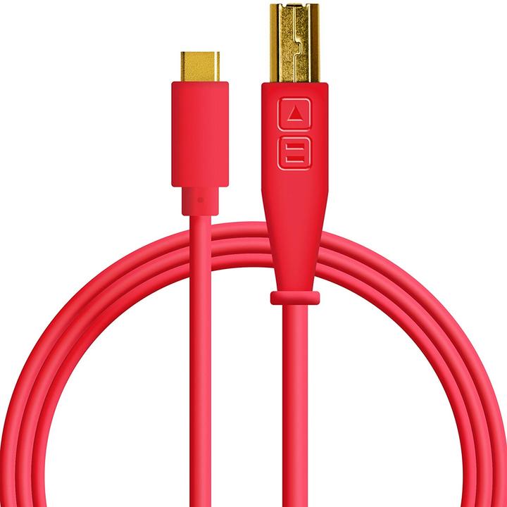 Actual product image DJTechTools Chroma Cables: USB-C red (1.50 m)