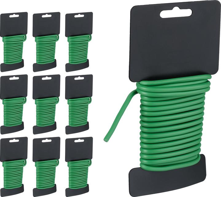 Actual product image Relaxdays 10x garden wire (3 cm, 10 cm)