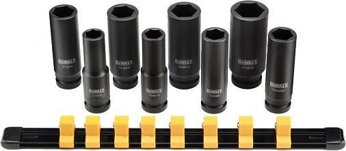 Actual product image DeWalt ZESTAW NASADEK UDAROWYCH 8cz. 1/2 (15 mm, 16 mm, 18 mm, 13 mm, 24 mm, 23 mm, 17 mm, 21 mm, 14 mm, 19 mm, 20 mm, 22 mm)