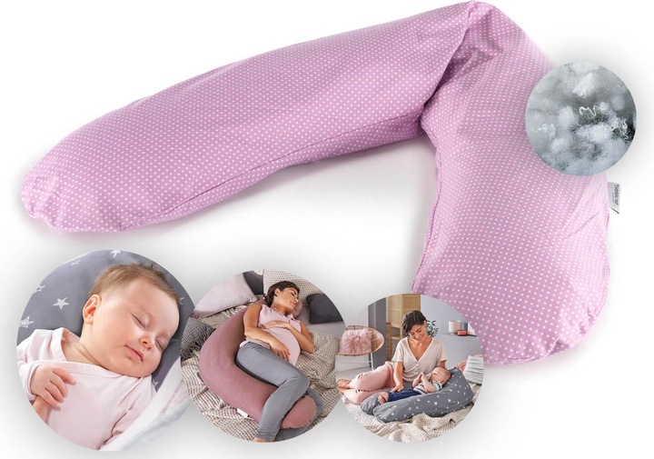 Produktbild Theraline Stillkissen "Das Original" mit Polyester Hohlfaser Füllung inkl. Bezug 190 cm (190 cm)