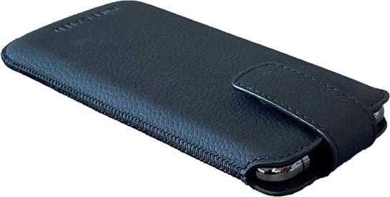 Produktbild Mike Galeli Pouch-Style Echtleder mit Gürtelclip Pat 6.1 black (Samsung Galaxy Xcover 4)
