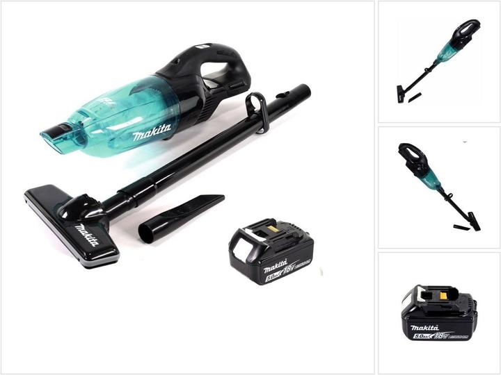 Image du produit Makita DCL281 FT1B Aspirateur sans fil 18V + 1x batterie 5,0Ah - sans chargeur