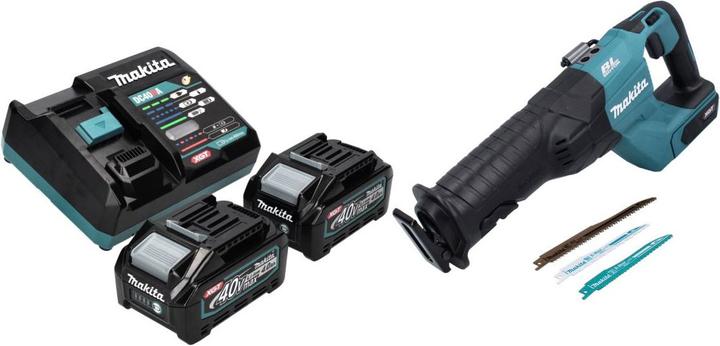 Produktbild Makita JR 001 GM2 Akku Reciprosäge 40 V max. Brushless Säbelsäge XGT + 2x Akku 4,0 Ah + Ladegerät -
