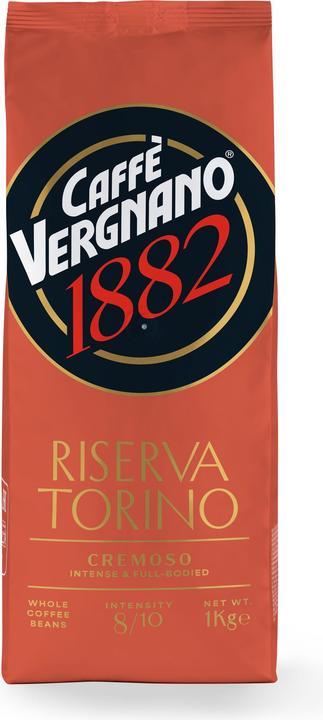 Caffè Vergnano Vergnano Riserva Torino Cremoso 1kg (1000 g, Mittlere Röstung)