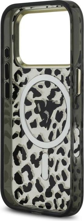 Produktbild Guess - Leopard Glitter MagSafe (GUHMP17LHLEGTGLK) - iPhone 17 Pro - Black (Apple iPhone 17 Pro)
