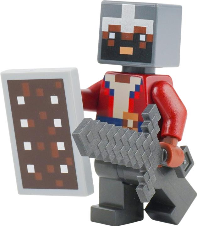 Actual product image LEGO Minecraft Mini-Set Mutiger Held vs. Ertrunkener! - NEU! Menge 1x (LEGO Minecraft)
