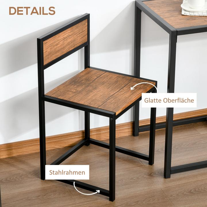 Immagine prodotto Homcom Set di tavoli da bar (47 x 38 x 76 cm)