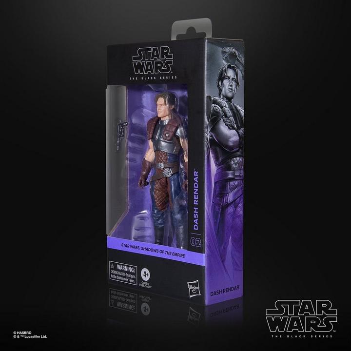 Produktbild Hasbro Star Wars: Shadows of the Empire Black Series Actionfigur Dash Rendar 15 cm
