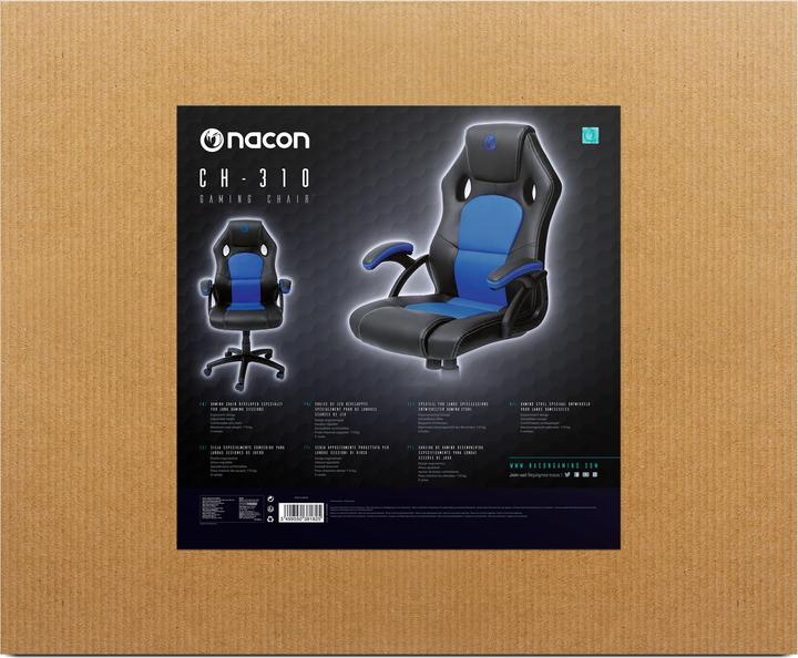 Actual product image Bigben Sedia da Gaming Nacon PCCH-310 Nera/Blu
