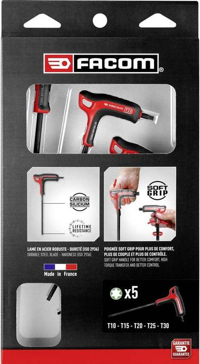 Actual product image Facom Workshop screwdriver set (Hexagon socket round)