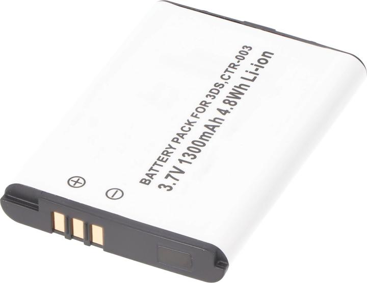 Actual product image XCell Li-Ion Akku passend für Nintendo C/CTR-A-AB Akkutyp CTR-003, 3,7 Volt, 1300mAh (2DS, 3DS)