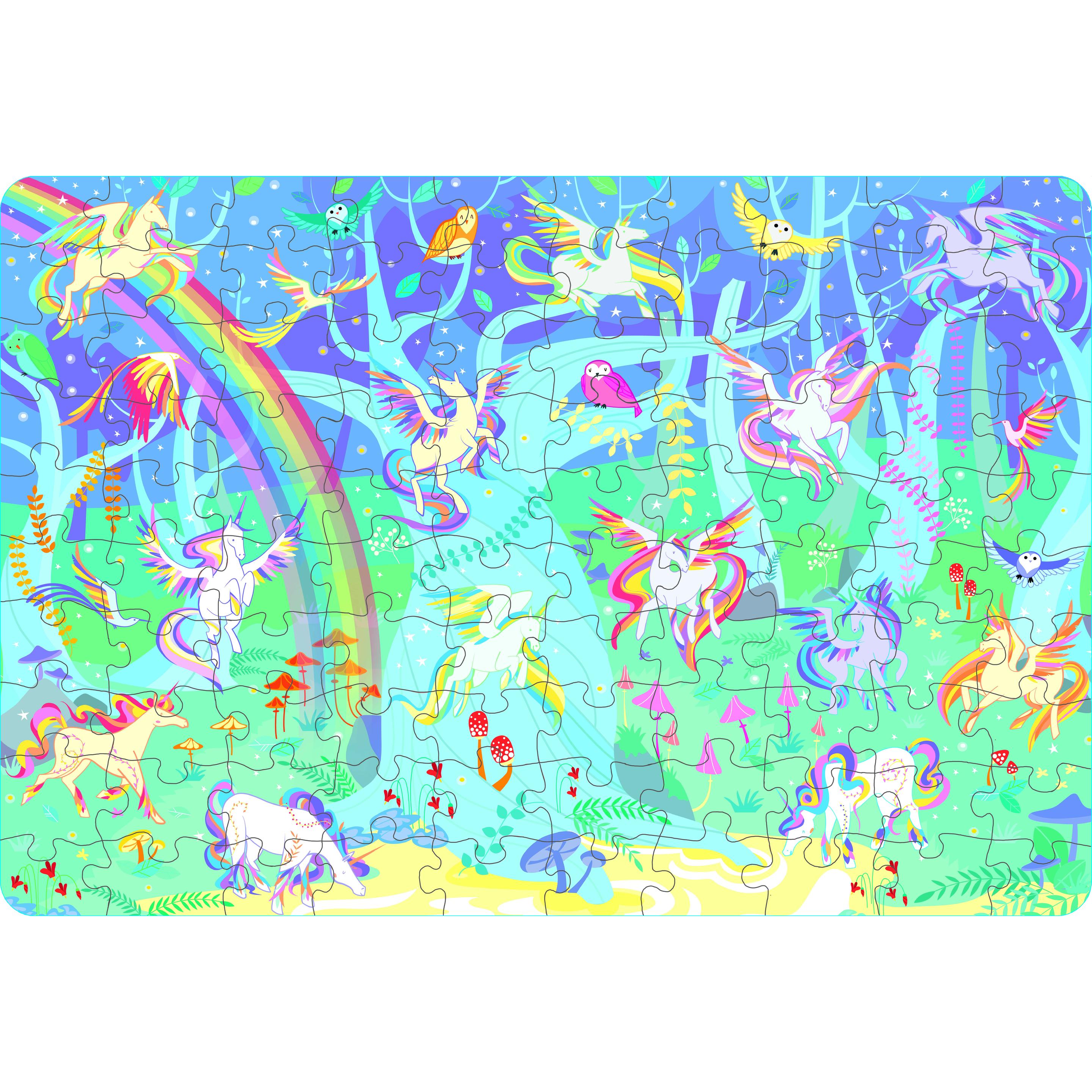 Usborne Publishing Smith:Puzzle e libri: Unicorni (100 pezzi)