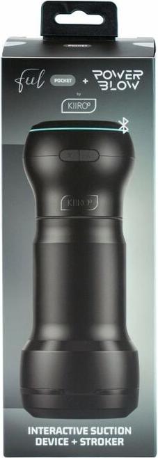 Actual product image Kiiroo Feel Pocket Stroker Crystal + PowerBlow Combo