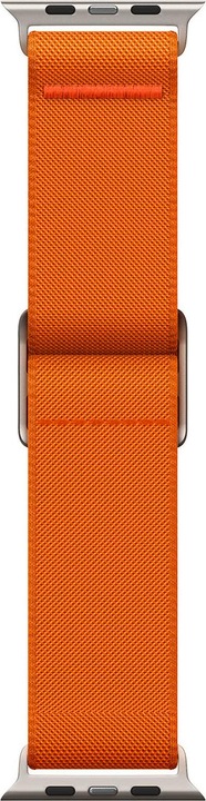 Actual product image Spigen Fit Lite Band for Apple Watch Series 42, 44, 45, 49 mm - orange (42 mm, 44 mm, 45 mm, 49 mm, Nylon, Fabric, Stainless steel, Apple Watch Series 7, Apple Watch Series 8, Apple Watch Ultra)