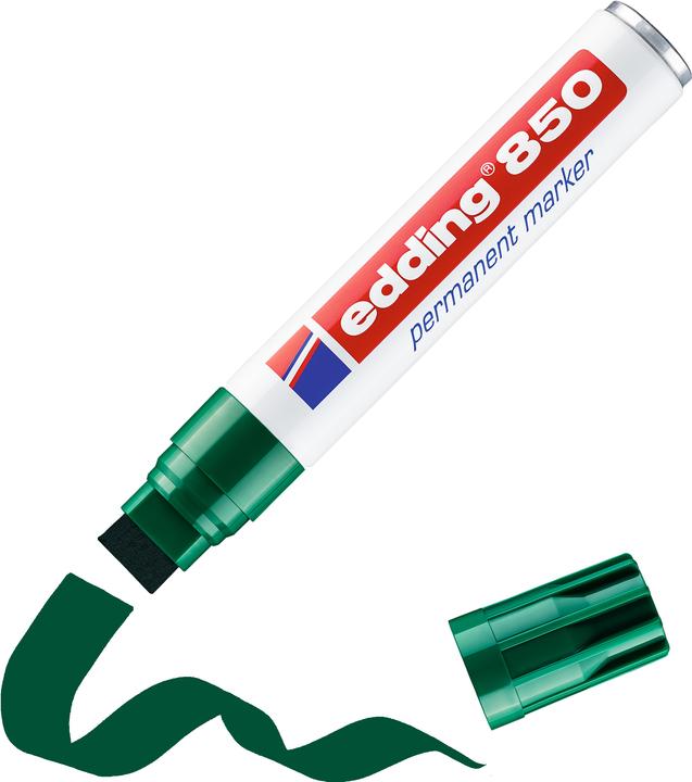 Produktbild Edding 850 Permanent Marker, Keilspitze, versch. Farben (5x)