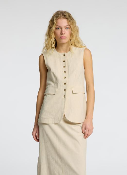 Actual product image Selected Tailored Leinenmix Weste