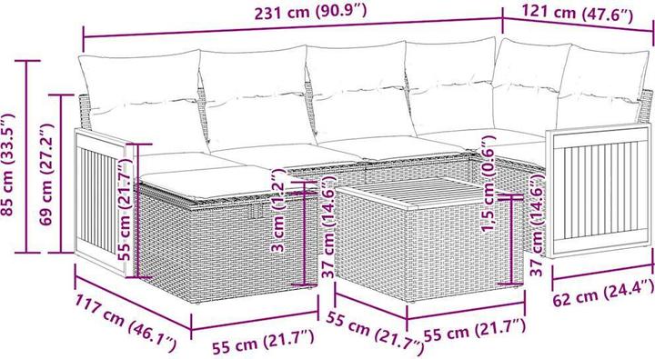 Produktbild vidaXL Ander