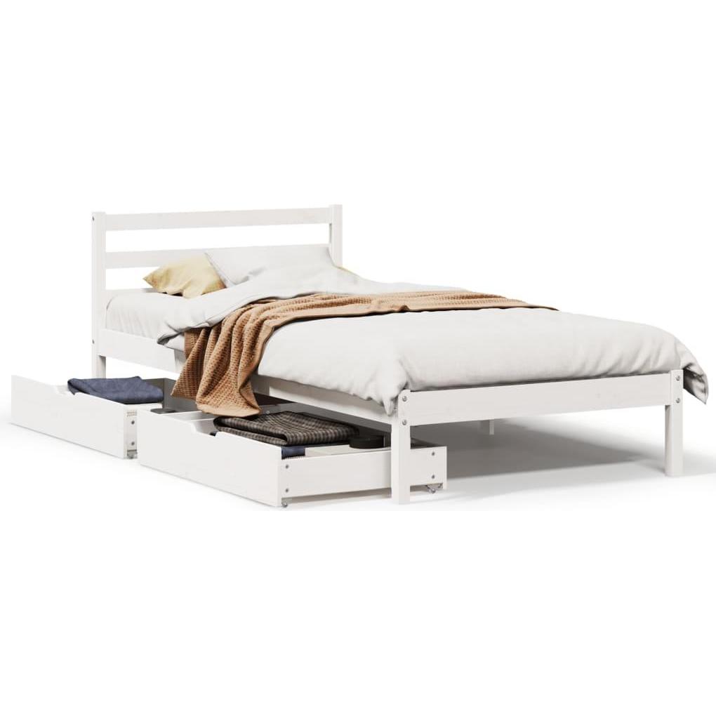 VidaXL, Bett, Bett ohne Matratze (90 x 190 cm)