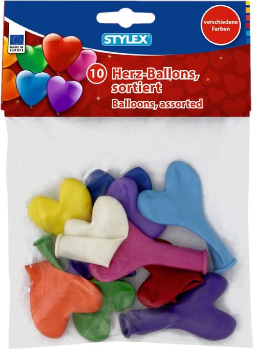 Actual product image Stylex Balloons 'Colorful hearts (10 x)
