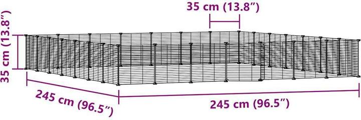 Produktbild vidaXL Haustierkäfig