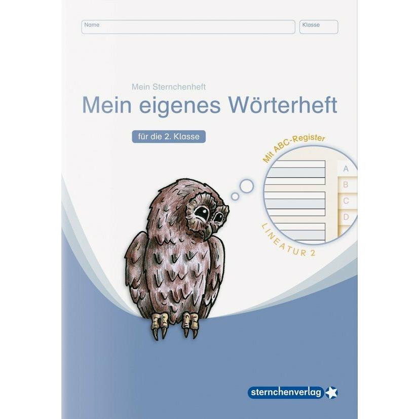 Mein eigenes Wörterheft - Lineatur 2 mit seitlichem ABC-Register, Schulbücher von Katrin Langhans