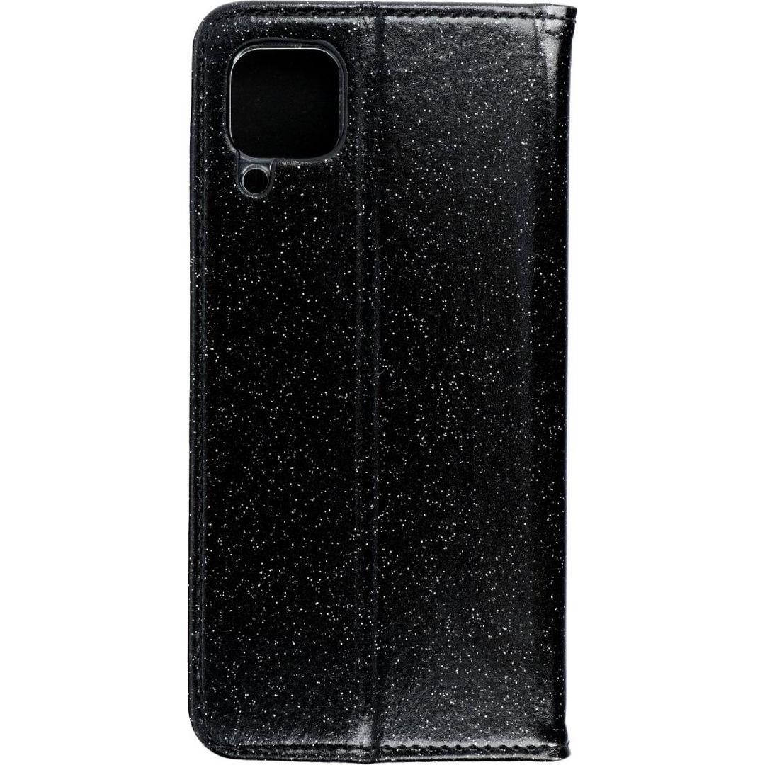 Thumbnail - König Design Huawei P40 Lite Handyhülle Schutztasche Blumen Etuis Wallet Glitzer Schwarz Neu (Huawei P40 Lite), Smartpho...