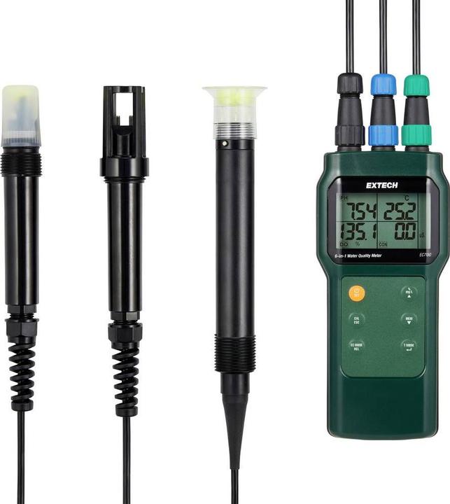 Actual product image Extech Waterproof pH, Conductivity, TDS, Salinity, Optical DO and Temp Meter