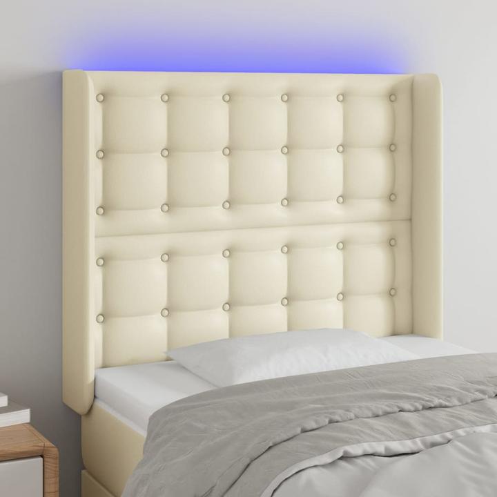 Actual product image vidaXL LED Kopfteil (83 x 16 x 128 cm)