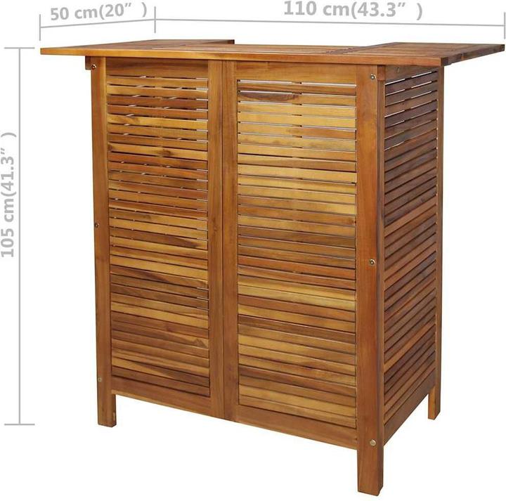 Produktbild vidaXL Bar-Set (110 x 50 x 105 cm)