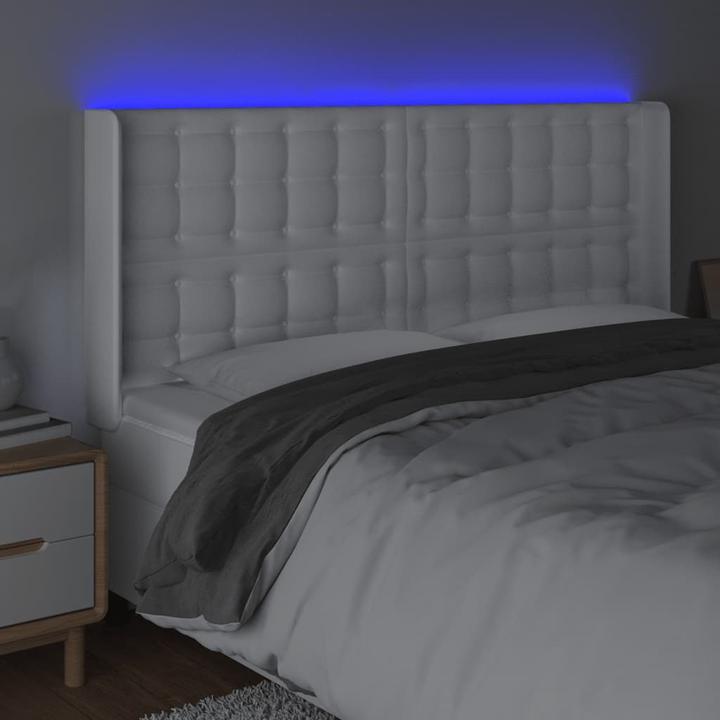 Actual product image vidaXL LED Kopfteil (163 x 16 x 128 cm)
