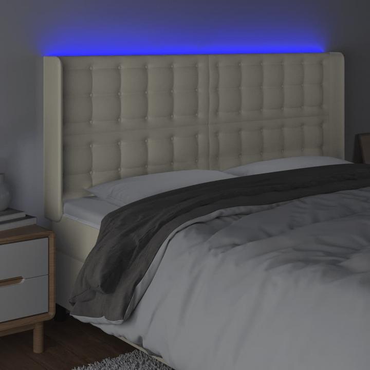 Actual product image vidaXL LED Kopfteil (203 x 16 x 128 cm)