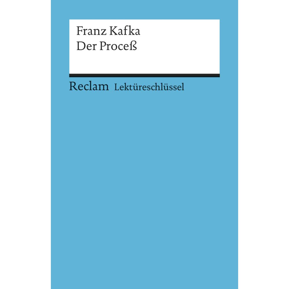 Thumbnail - Franz Kafka: Der Process, Schulbücher von Wilhelm Grosse