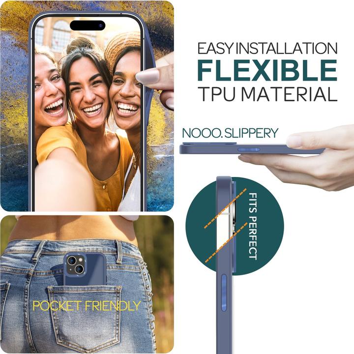 Image du produit Nalia Étui hybride Matt Transparent Frosted (Apple iPhone 15 Plus)