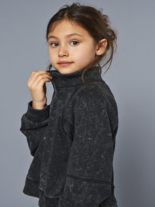 Produktbild Only Normal geschnitten Rundhals Gerippte Ärmelbündchen Raglan-Ärmel Sweatshirt Sweatshirt (122)