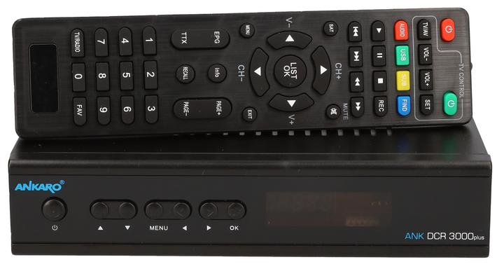 Image du produit Ankaro ANK DCR3000+ - Récepteur DVB-C 1080p (DVB-C)
