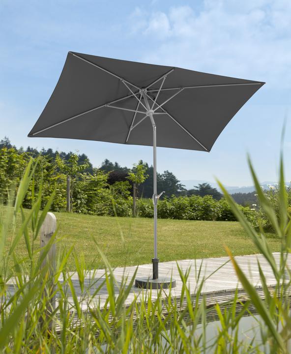 Actual product image Schneider Schirme Market Umbrella Schneider Porto 300 x 200 cm anthracite (2 m)