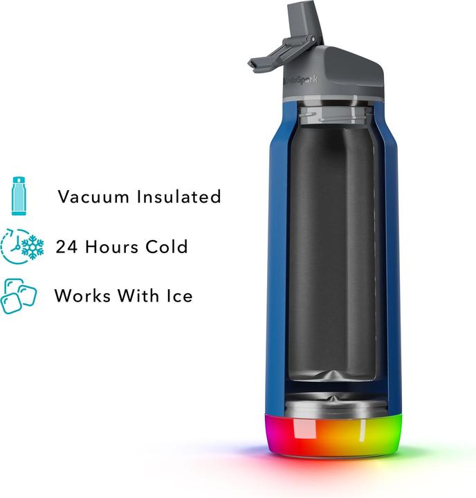 Actual product image HidrateSpark Hidrate Spark Pro 32 oz. Straw Deep Blue (0.95 l)