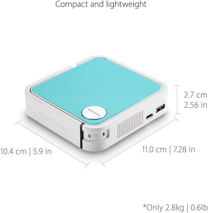 Produktbild Viewsonic M1 Mini Plus (WVGA, 50 lm, 1.2:1)