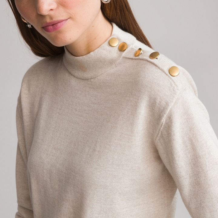 Image du produit Anne Weyburn Pull en maille fine avec col montant (40, 42)