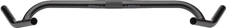 Actual product image Surly Corner Bar Drop handlebar, 25.4mm (incl. shims 31.8mm), 540x0mm, 0°/0°, black (25.40 mm)