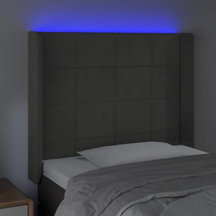 Actual product image vidaXL LED Kopfteil (83 x 16 x 128 cm)