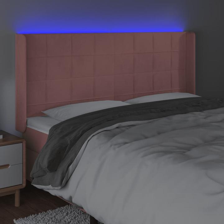 Actual product image vidaXL LED Kopfteil (183 x 16 x 128 cm)