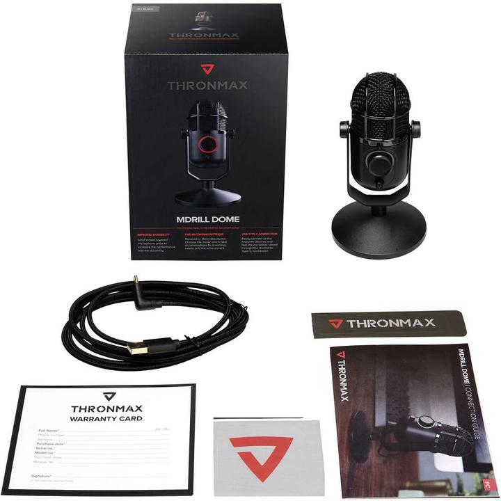 Actual product image Thronmax Mdrill Dome Condenser Microphone