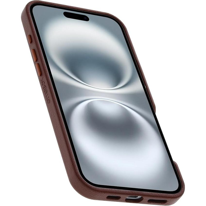Thumbnail - OtterBox Symmetry Cactus Leather mit MagSafe (Apple iPhone 16 Plus), Smartphone Hülle, Braun