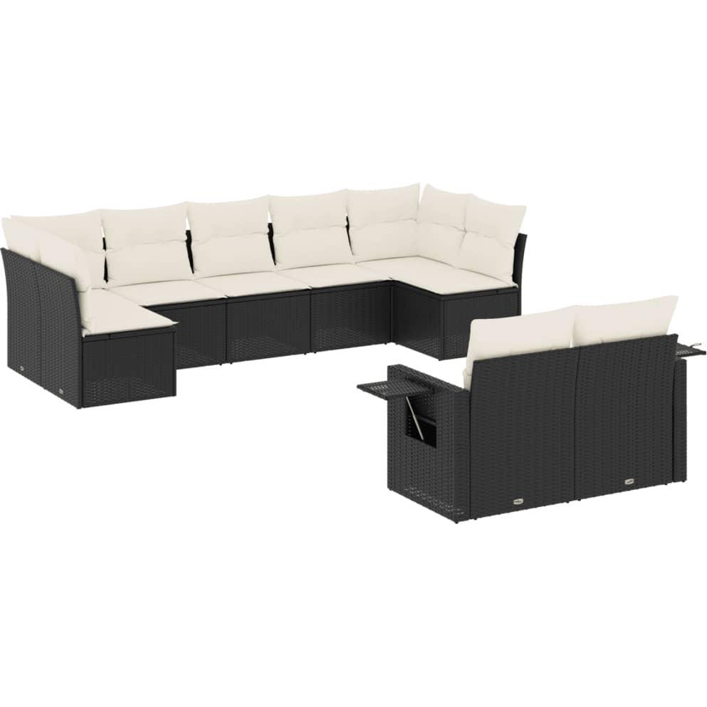 VidaXL, Gartenlounge, 10-tlg. Garten-Lounge-Set mit Kissen