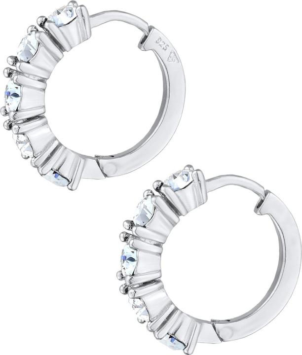 Immagine prodotto Elli Orecchini Creoli Cristalli Eleganti Argento 925 (Argento 925)