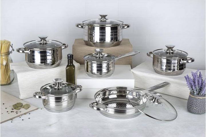 Produktbild Blaumann Kochgeschirr-Set (Pfannenset + Topfset, Edelstahl)