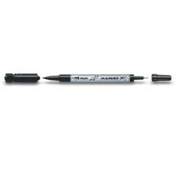 Immagine prodotto Pilot Pennarello permanente "Marker Twin" CD/DVD, nero (Nero, 0.80 mm, 1 x)
